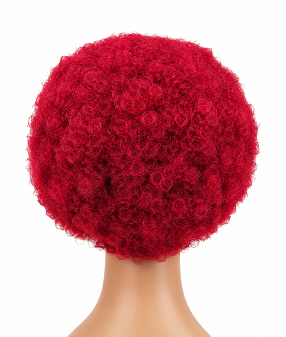 Afro Curly Wig – Bold & Natural Style-Red