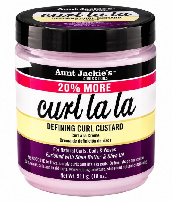 Aunt Jackie’s Curl La La Defining Curl Custard 18oz