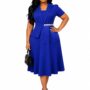 Royal Blue Elegant Dress