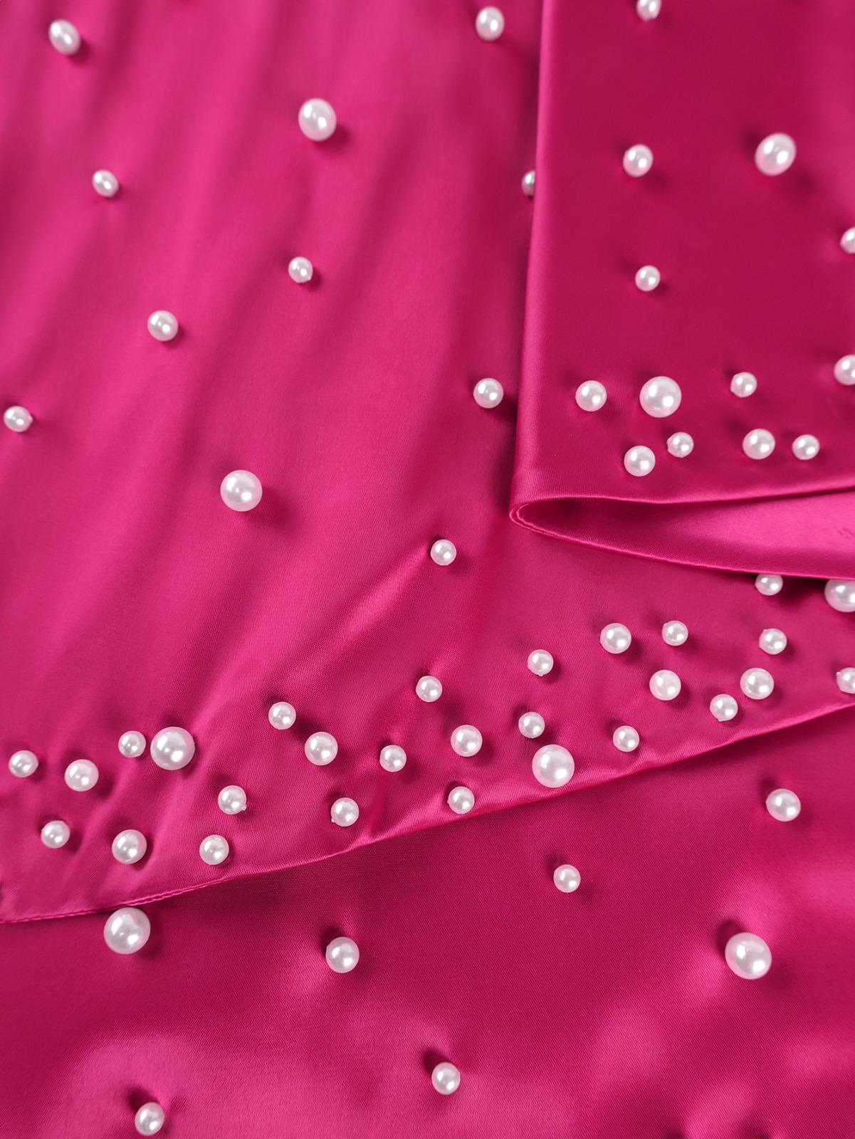 Elegant Fuchsia Midi Dress - Image 2