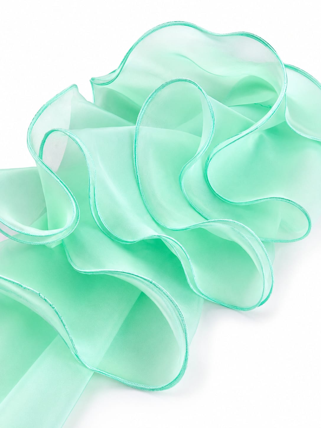 Mint Green Ruffle Dress - Image 3