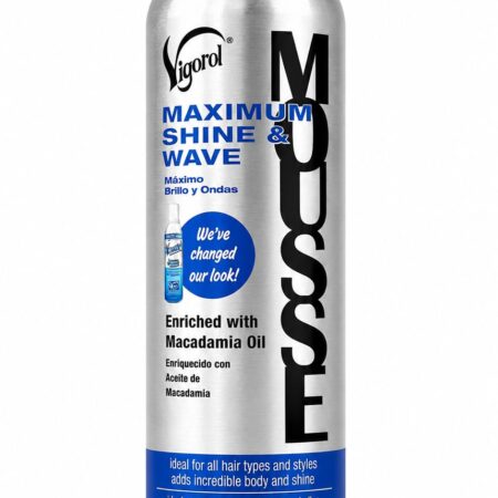 Vigorol Maximum Shine & Wave Mousse 12oz