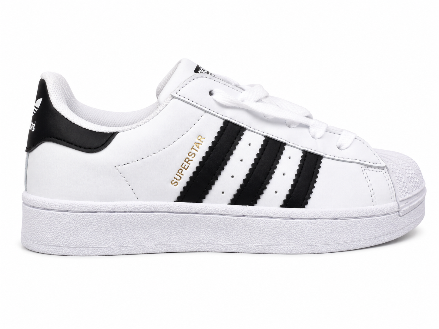 Classic White & Black Superstar Sneaker