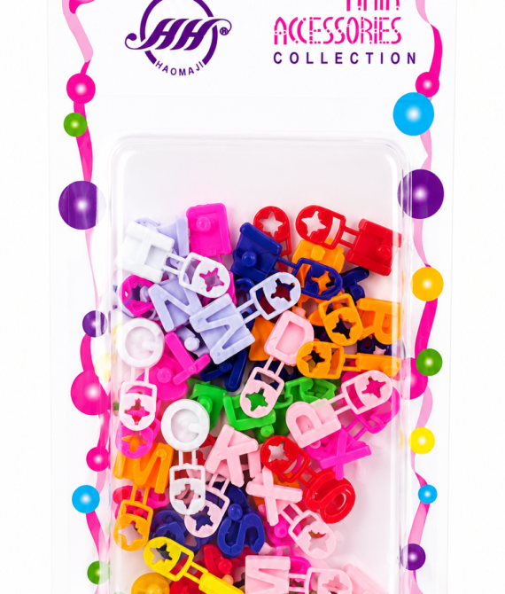 Colorful Alphabet Hair Accessories Set