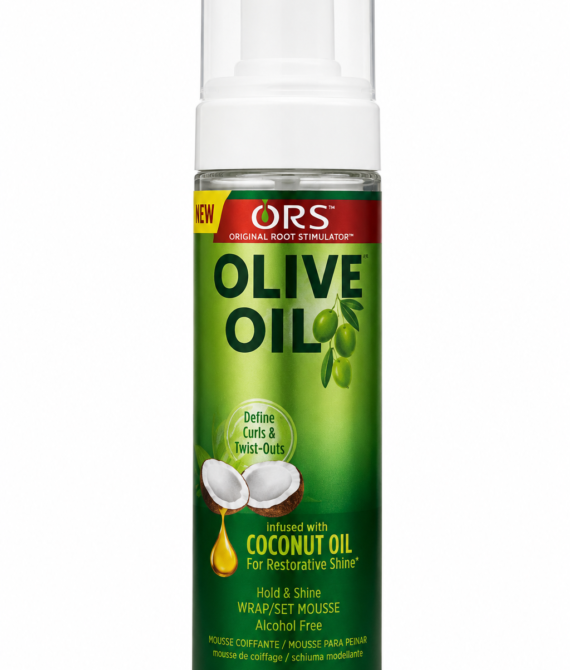 ORS Olive Oil Wrap/Set Mousse with Coconut Oil – 7 fl oz (207 mL)